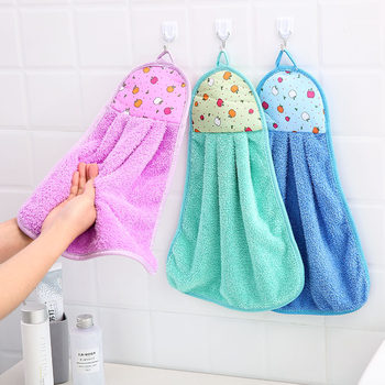 Hand Towel, Cleaning Towel, Double-Sided Car Wash Towel, Two-Color Thickened Absorbent Coral Fleece Car Wipe Towel, Car Wash Rag