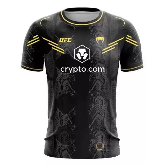 Independent Brand Summer Quick-Dry Cartoon Men's Ufc Boxing Competition Shirt Breathable Mesh T-Shirt