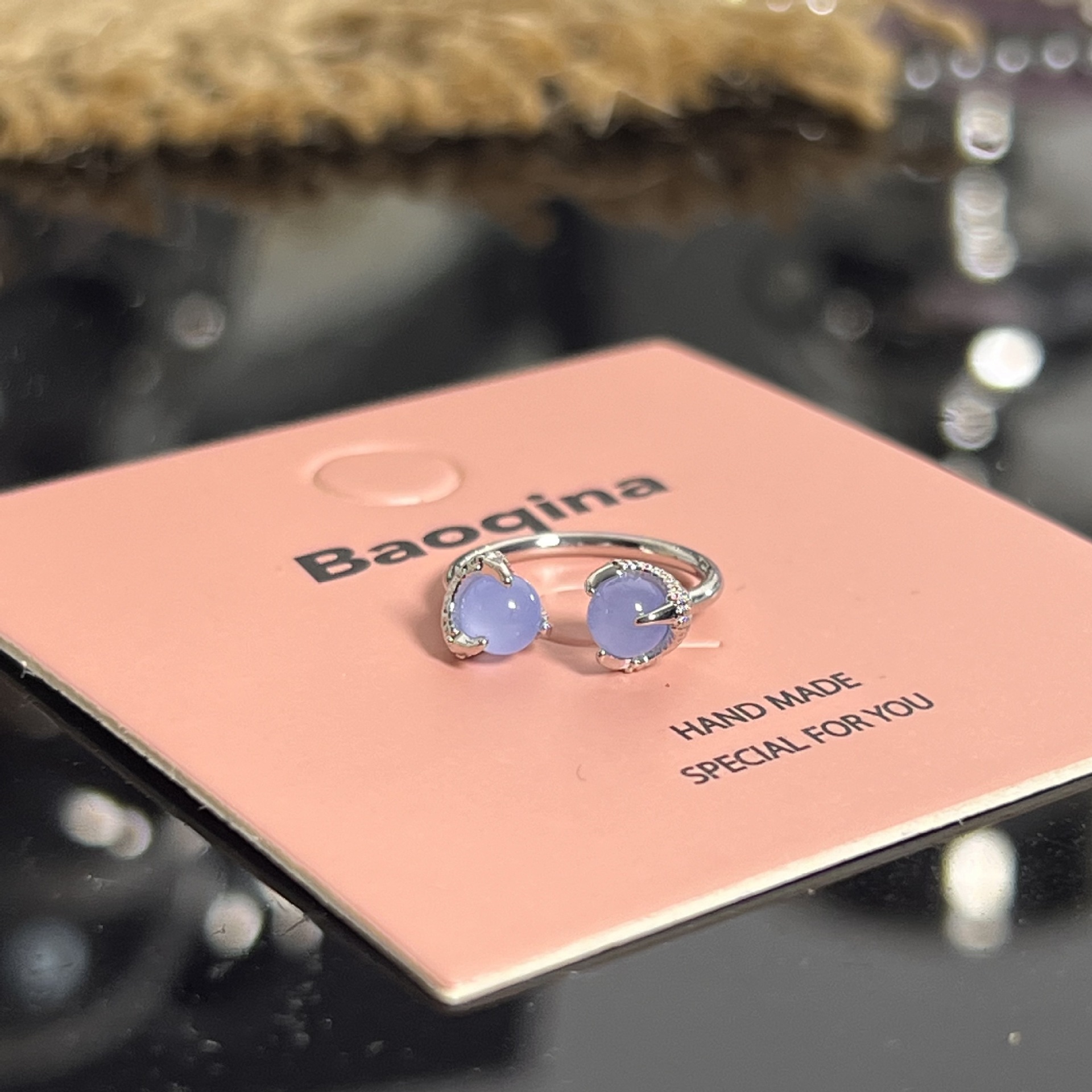 803 ブルードラゴンクローホースシューリング(シングル)