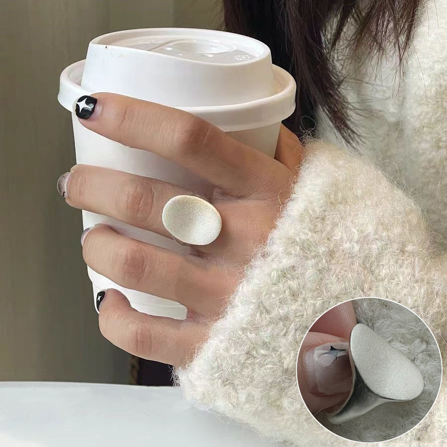 简约几何线条螺旋戒指女时尚设计感冷淡风开口指环旋涡环形食指戒