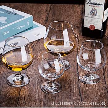 Glass Brandy Cup Bar KTV Household Wine Glass Spirits Glass Liquor Glass Whisky Cup Shorty Foot Red Wine Glass