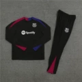 2425 barcelona black player edition half pull suit