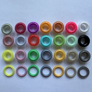 Factory direct supply plastic corns plastic air eye combination buckle fixed buckle webbing air eye textile corns