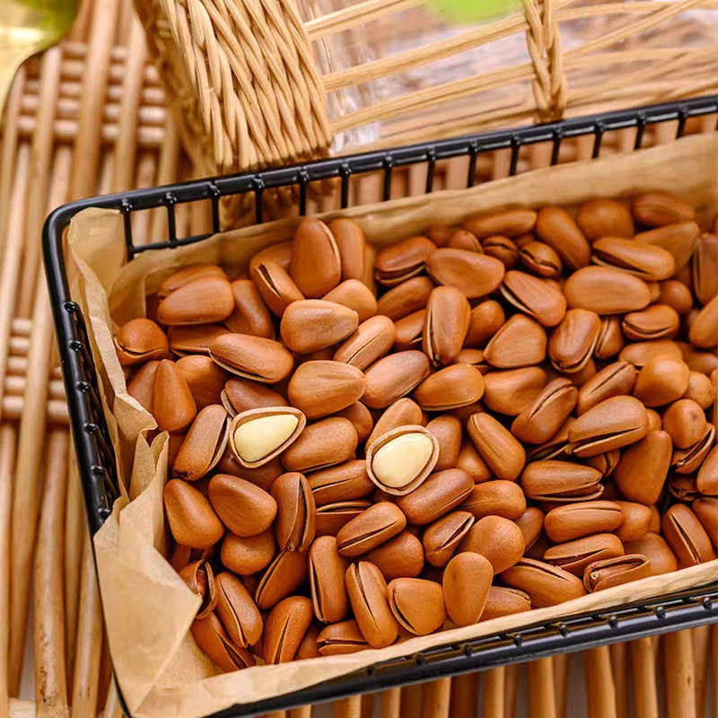Open pine nuts 100g packed with large pine nuts pregnant women children leisure snacks fried manufacturers supply