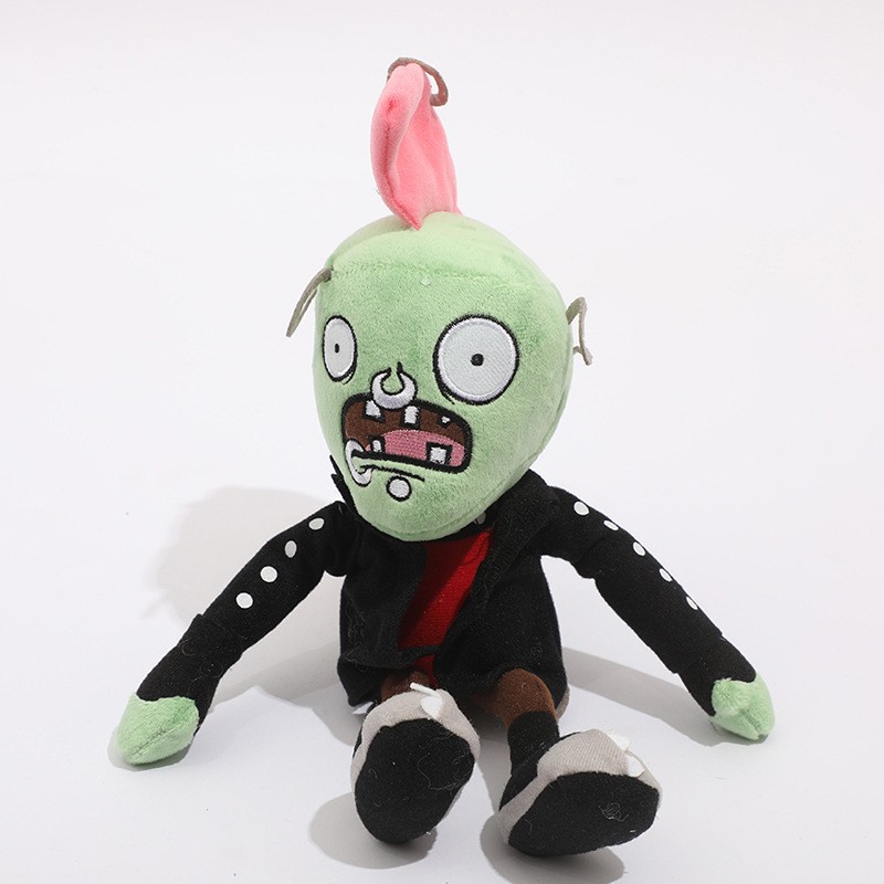 热销全套植物人大战臭僵尸毛绒玩具游戏周边公仔儿童生日礼物毛绒