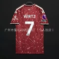 Liverpool home jersey number 7