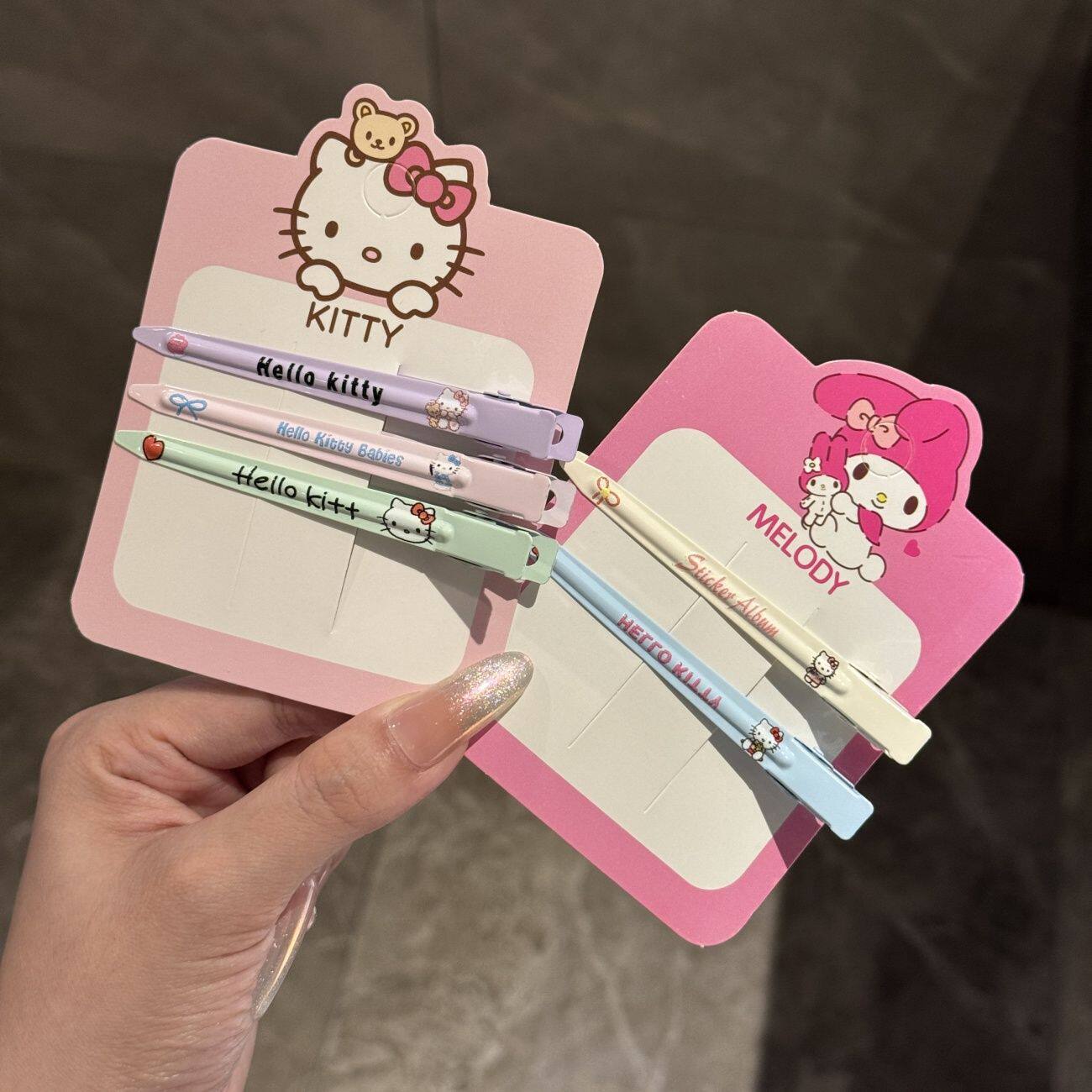 超仙卡通KT猫鸭嘴夹蓬松洗脸化妆一字夹高颜值少女碎发刘海夹发卡