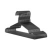 Plastic coated hanger black white seamless non-slip thickened adult clothes rack clothes hanger clothes hook balcony drying clothes hanger