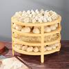Special Tray for Holding Dumplings, Multi-Layer Cover, Steamed Bun Basket, Rattan Dumpling Bag, Household Non-Stick Cover, Bamboo Cover