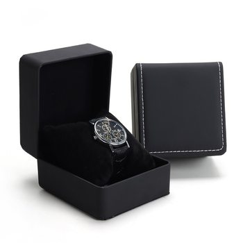 High-End Pu Leather Frosted Packaging Box Watch Box Display Box Small Pillow Gift Box Exquisite Watch Box Storage Box Accessible Luxury
