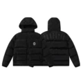 9902 black cotton coat