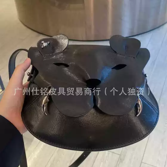 New Style Empress Bag with Leopard Head Design, Cute Style, Same Model as on Xiaohongshu, Versatile and Simple Shoulder/Crossbody Bag