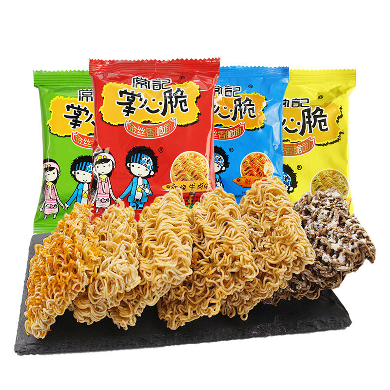 Changji Palm Crispy Dry Noodles Instant Noodles Whole Box Delicious Snack Leisure Food Snack