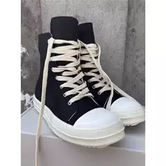 Ro Classic Canvas Shoes DS High-top Casual Sports Sneakers Black All-match Women's Ankle Boots Men's Trendy Thick-soled Couple's Shoes