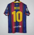 2021 barcelona home no. 10 + champions league