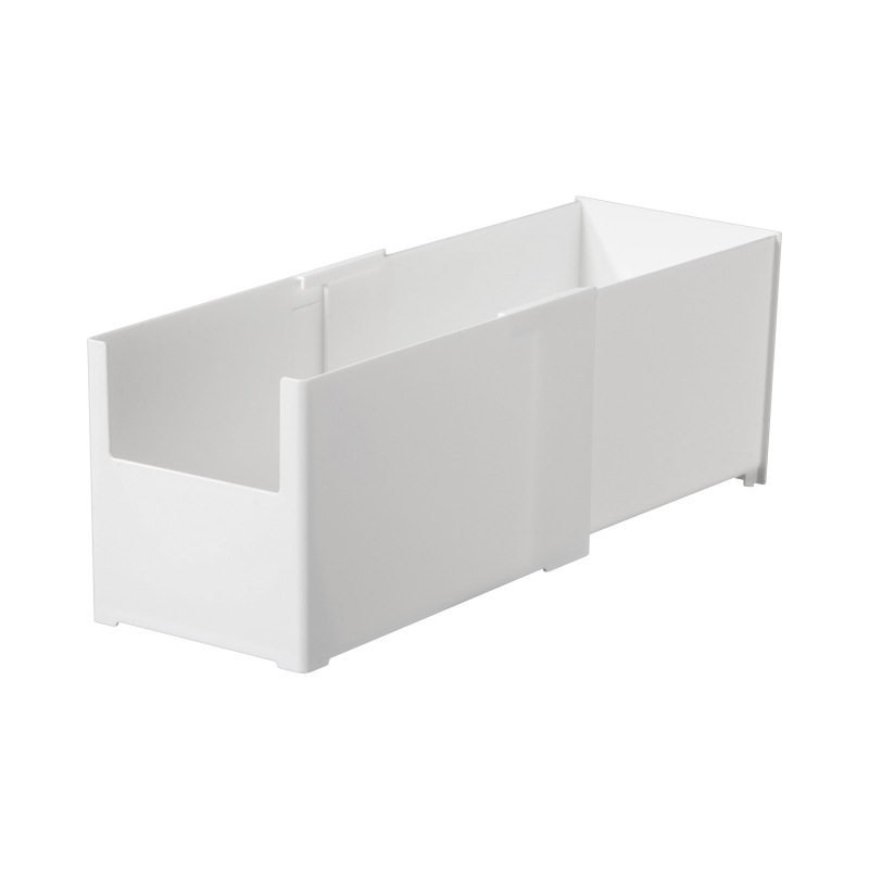 Japanese-Style Cabinet Storage Box with U-Shaped Front Opening, Categorized Storage Basket, Right-Angle Design, Side-By-Side Storage, Space-Saving