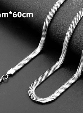 士项链不锈钢链子盒子链钛钢饰品挂件毛衣链配饰龙骨个性素链条