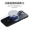 For Apple 16promax magnetic suction phone case wireless charging bracket iPhone16E fulcrum transparent phone case