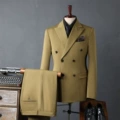 Camel Double Breasted (suit + suit pants)