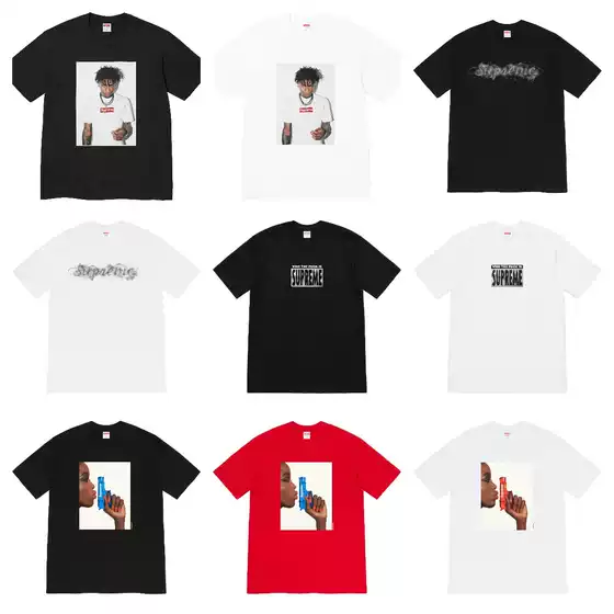 American-Style Trendy Brand Box Short-Sleeve T-Shirt with Classic Milan Cross Lettering, Loose Fit for Both Men and Women