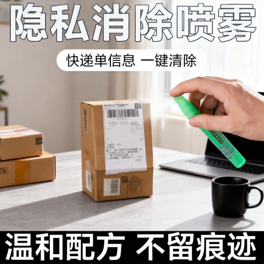 [Express Delivery Slip Erasing Liquid]Special Privacy Correction Fluid for Thermal Paper, Traceless Text Removal, Anti-Leakage