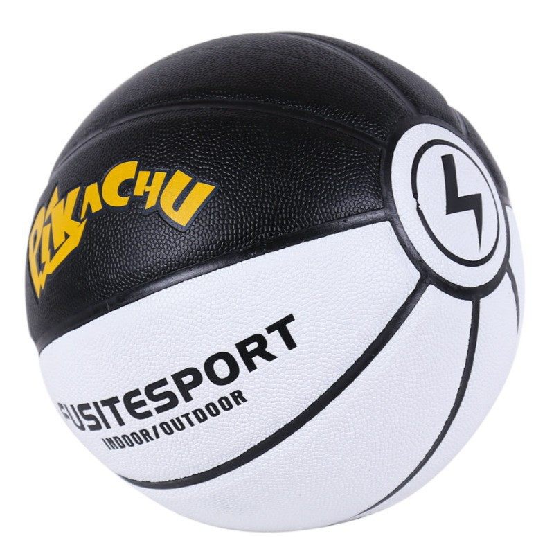 Factory elf basketball No.7 adult indoor and outdoor cement moisture absorption student wear-resistant net red Pikachu blue ball
