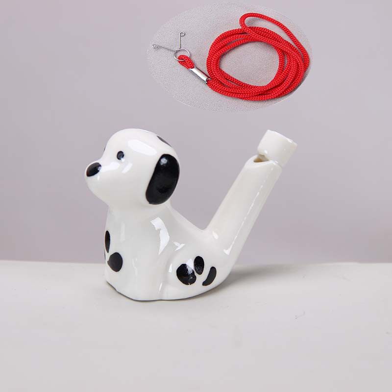 新款配挂绳十二生肖水鸟口哨12249吹出响亮声音口哨陶瓷工艺品