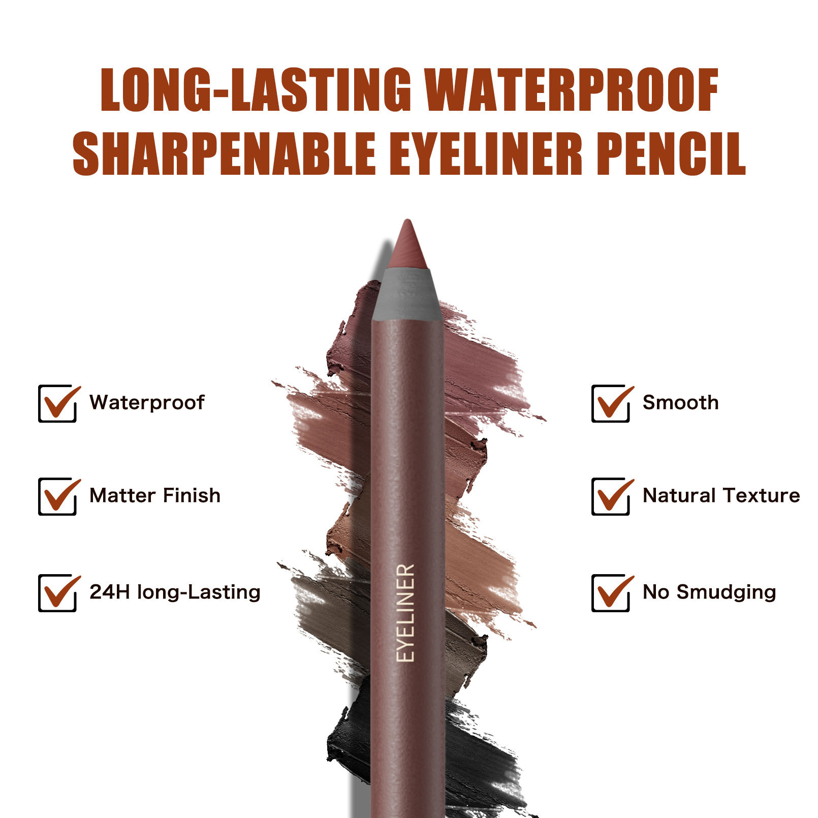 Snailgirl Eyeliner Gel Pen Colorful Under-Eye Pen Eyeliner Ultra-Fine Long-Lasting Eyeliner Waterproof Non-Smudge Cross-Border