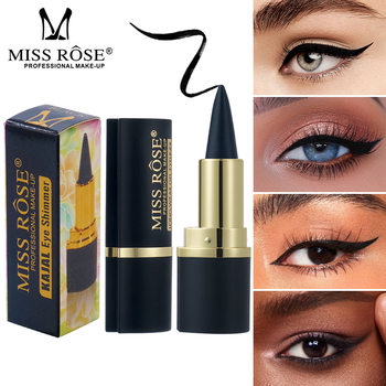 Miss Rose Cross-Border Pointed Eyeliner Pen, Long-Lasting Waterproof Eyeliner Cream, Rich and Delicate Eye Makeup Eyeliner Pen