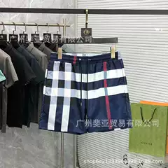 26Ss Plaid Shorts Casual Trendy Brand Hot-Selling Summer Loose Thin Shorts for Men and Women Versatile Beach Shorts Wholesale