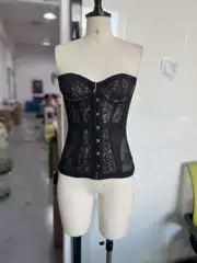 2025 Spring/Summer Women's Fashion Cross-Border Aliexpress Hot-Selling Sexy Waist-Cinching Fishbone Corset Shapewear Top Real Photos in Stock
