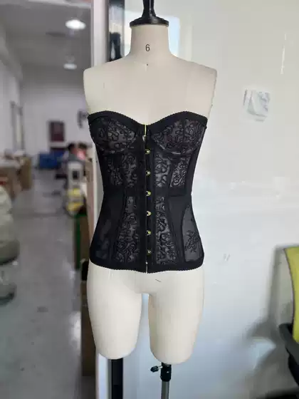 2025 Spring/Summer Women's Fashion Cross-Border Aliexpress Hot-Selling Sexy Waist-Cinching Fishbone Corset Shapewear Top Real Photos in Stock