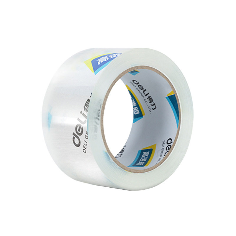 Deli supermarket transparent tape wholesale sealing tape with large Roll Express packaging tape high viscosity is not easy to break the sealing adhesive