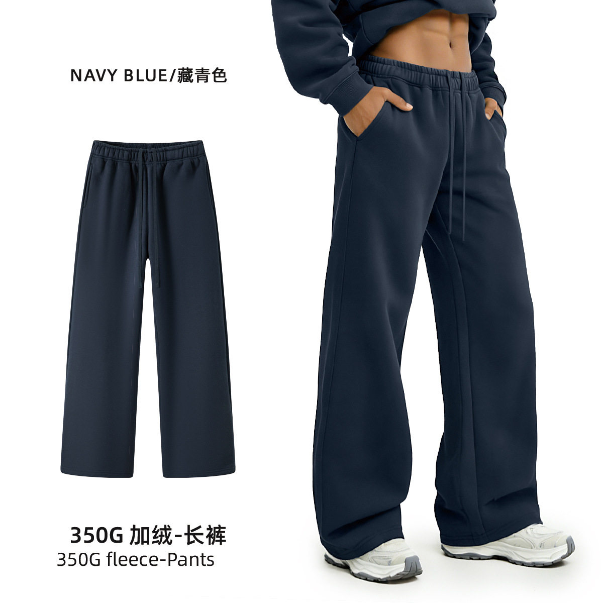 彩象岛男装丨秋冬卫衣男士连帽衫宽松加绒美式潮牌350g连帽卫衣男