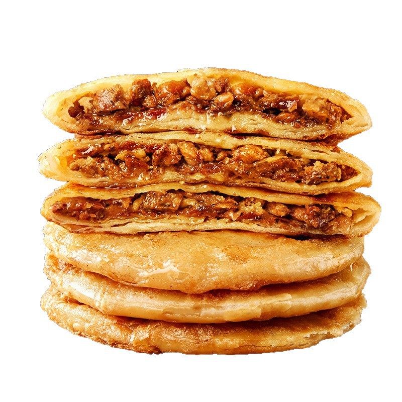 [20 Pieces] Tianhai Xizang Puff Pastry Beef Pie 500G/Pack Golden Crispy Breakfast Semi-Finished Products for Other Household Use