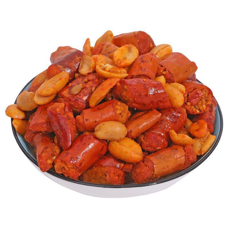 Crispy Chili 500g Canned Spicy Crispy Peanuts, a Specialty Snack from Chongqing, Perfect for Pairing with Drinks during the New Year