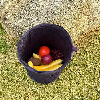 Outdoor Traceless Camping Trash Can Compressible Folding Mountain Camping Outdoor Garden Storage Bucket Portable Trash Bin