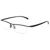 Porsche Eyeglass Frames, Same Model P8190, Fashionable Ultra-Light Half-Frame Glasses for Men, Titanium Alloy Frames Wholesale