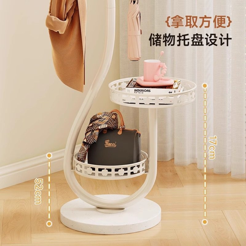 Bedroom Light Luxury Tree Branch Hanger Wrought Iron Clothes Rack Entrance Entrance Floor Standing Vertical Storage Coat Rack