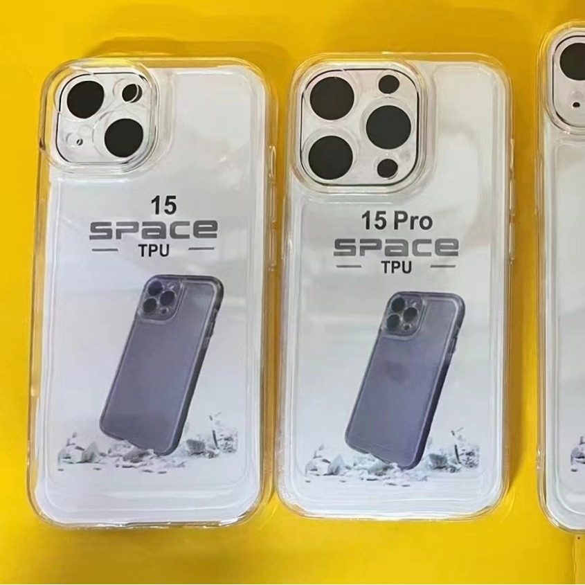 Suitable for 11 Apple 16 Promax Mobile Phone Cases iPhone 17 Space Case 14 Anti-Fall Cover 13 Wholesale 12 Transparent 15