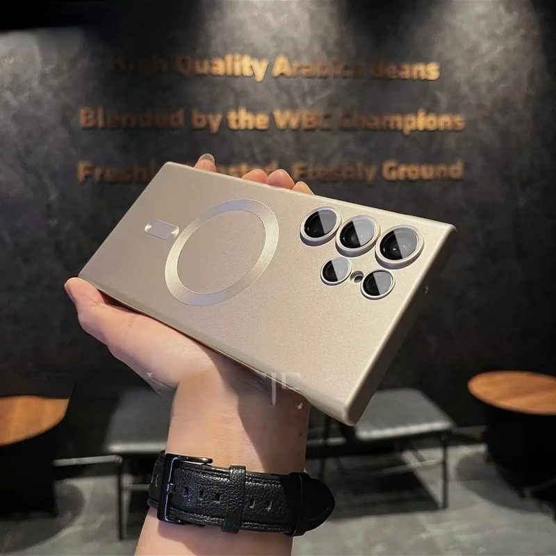 Frosted No Frame for Samsung s25ultra Phone Case New GalaxyS24ultra Magnetic Protective Cover