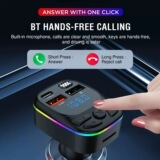 C9C10 трансграничный автомобильный Bluetooth MP3-плеер громкой связи FM-передатчик плеер PD быстрая зарядка оптом