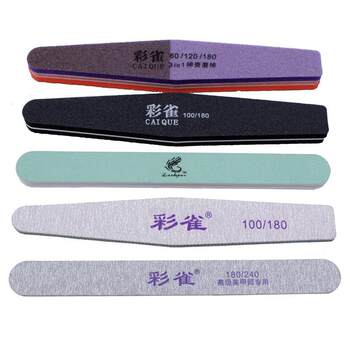 Color Finch Thin Type Rubbing Strip Polishing Strip Nail File Frosted Polishing Strip Household Double-Sided Nail Tool Nail Artists