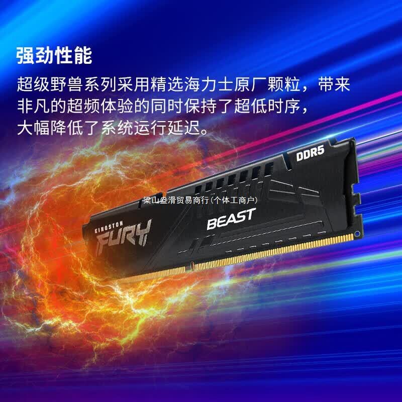 Панель памяти Kingston 16G/32G DDR5 6000 FURY Beast для настольных компьютеров Hacker God Bar в одном месте Изображение 1