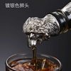 Lion head wine pourer wine mouth household wine bottle stopper sealed animal wine mouth creative animal wine set lion head wine mouth