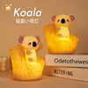 Cross-Border New Koala Pat Lamp USB Charging Two-Speed Dimming Timing Colorful Gradient Cartoon Koala Silicone Lamp