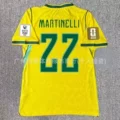 2627 brazil home court + printed number 22 star + world cup armband