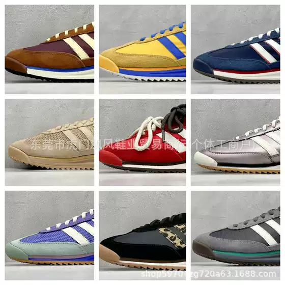Cross-Border E-Commerce Putian Shoes Pure Original Originals Sl72 New Model Men's and Women's Thin-Soled Sneakers