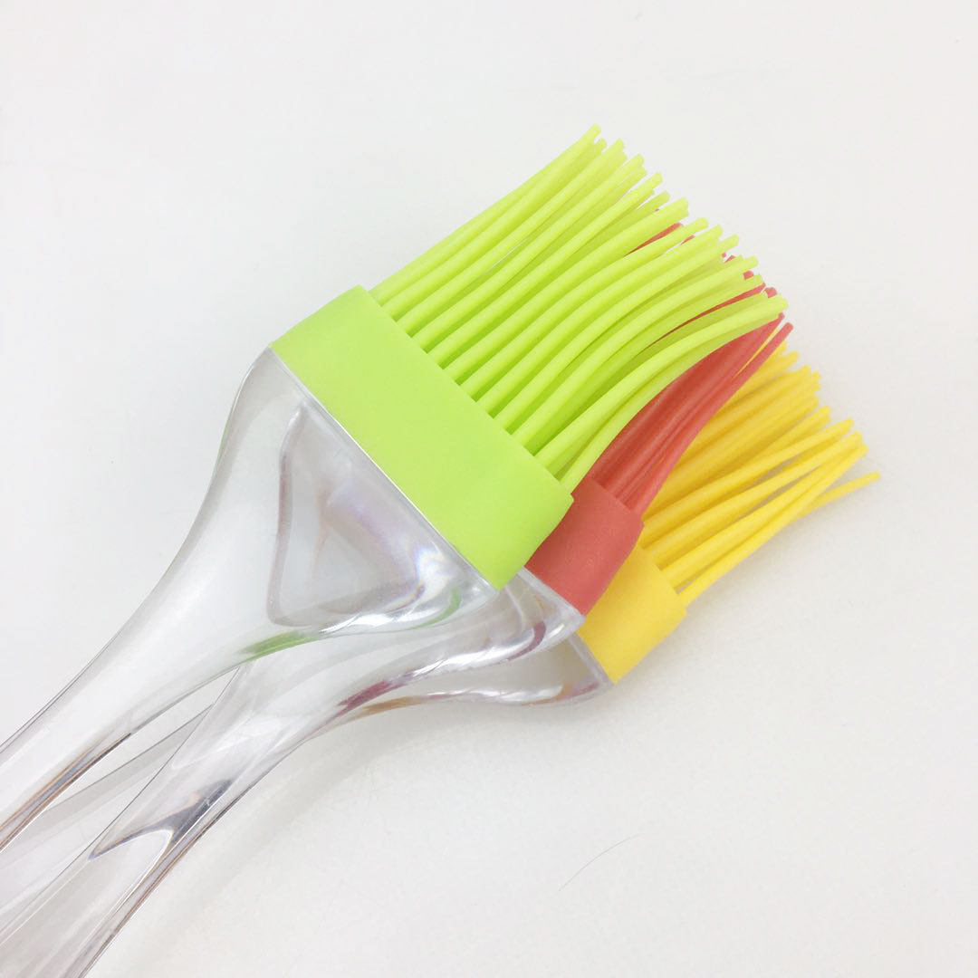 In-Stock Bbq Oil Brush Silicone Oil Brush Outdoor Barbecue Food Brush Kitchen Baking Brush Seasoning Brush