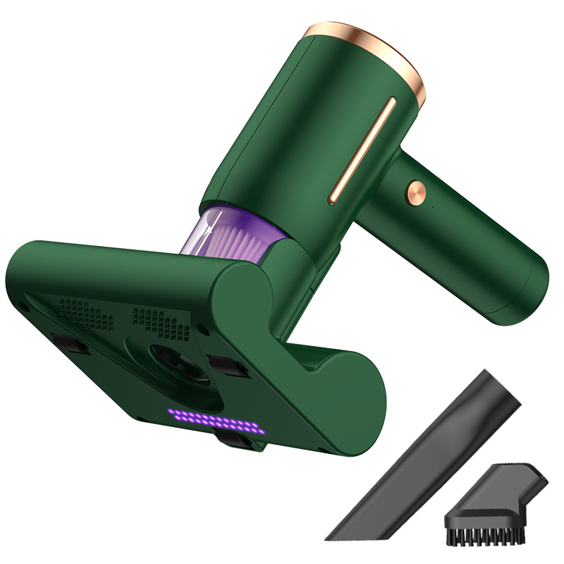 外贸家用无线手持紫外线除螨仪 家用车载吸尘器除螨二合一灭螨器